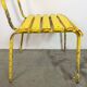 Chaise industrielle vintage jaune, années 1960