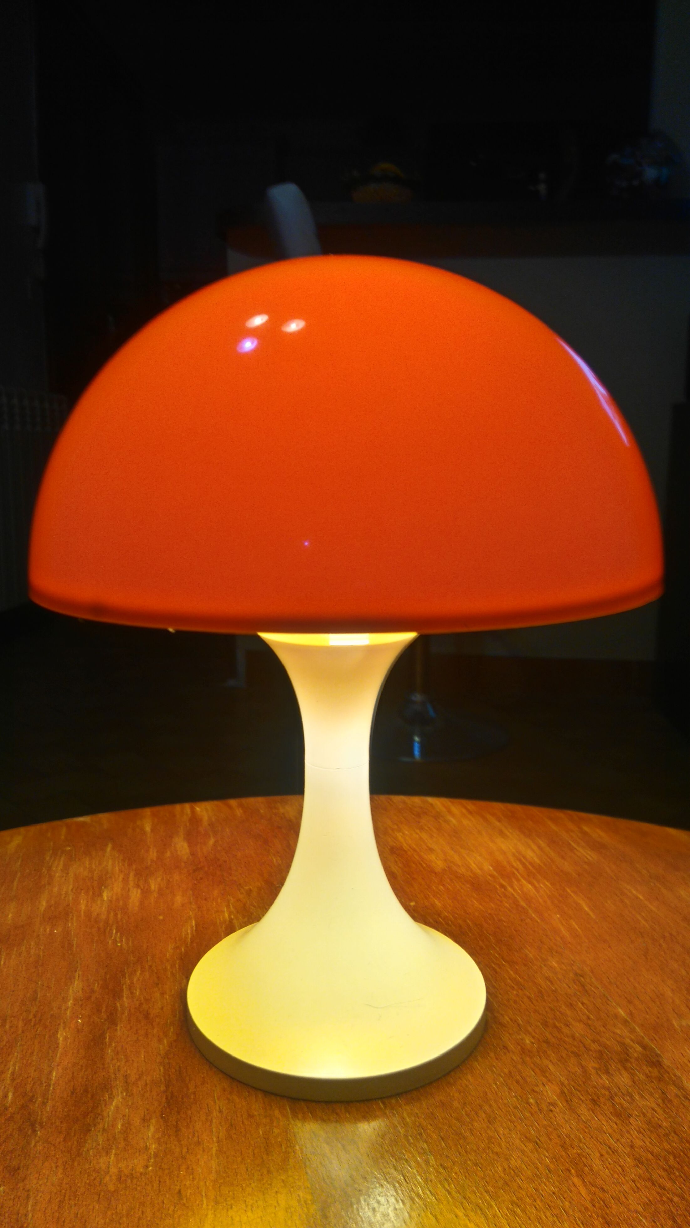 Vintage mushroom lamp
