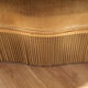 Fauteuil crapaud en velours jaune