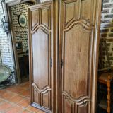 Paire de portes en chêne 19 ème