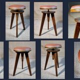 Piano stool tripod 60s