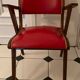 Bureau vintage pied compas et son fauteuil