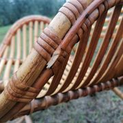 Vintage rattan armchair by Dirk Van Sliedregt for Rohe Noordwolde.