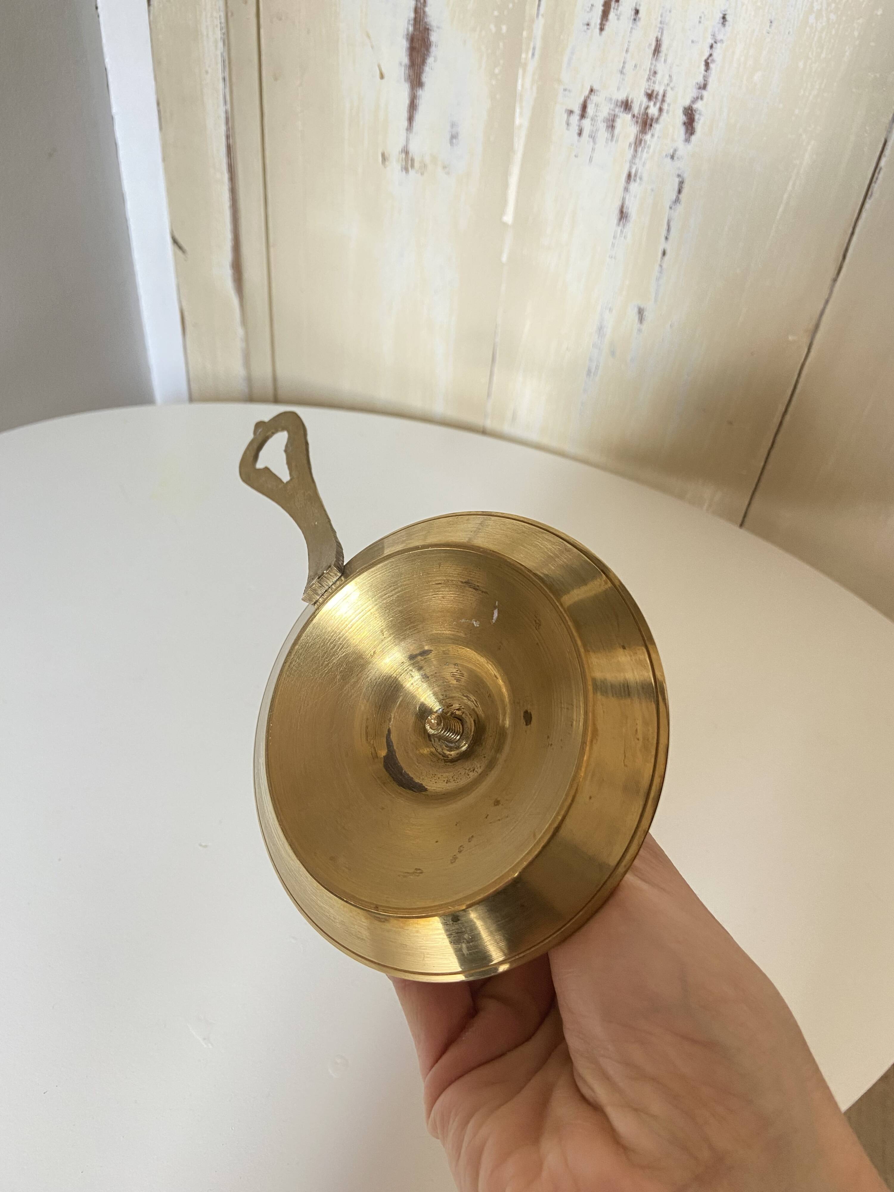 Very pretty Old Brass Candlestick - "Cell Rat" Type - Country Decoration