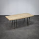 Table basse en travertin, Italie (années 1970)