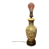 Asian style electrified lamp base