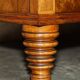 Queen Anne style pedestal commode from around 1710 in walnut and oyster veneer.