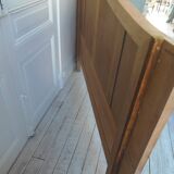Headboard for a 160 bed in solid walnut with waxed finish.