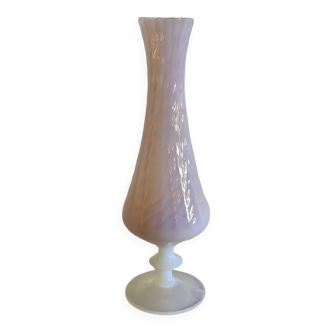 Soap bubble opaline soliflore vase