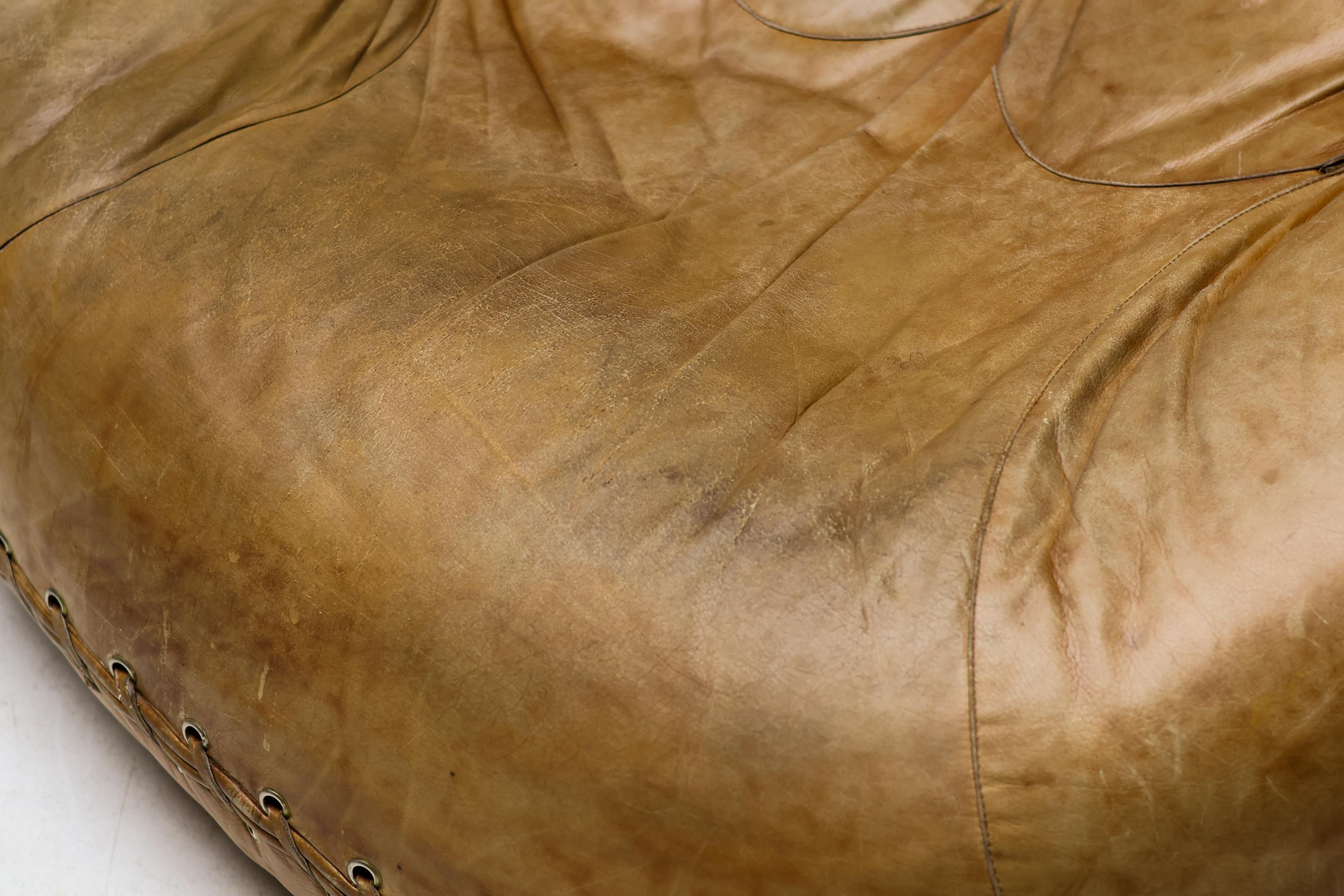 Radical Softness: The Original 1970s Joe Leather Armchair by Poltronova