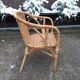 Wicker armchair