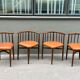 Thonet set of 4 built-in chairs 60s / 70s