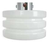 Opal glass pendant lamp by Limburg, Germany, 1960s