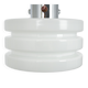Opal glass pendant lamp by Limburg, Germany, 1960s