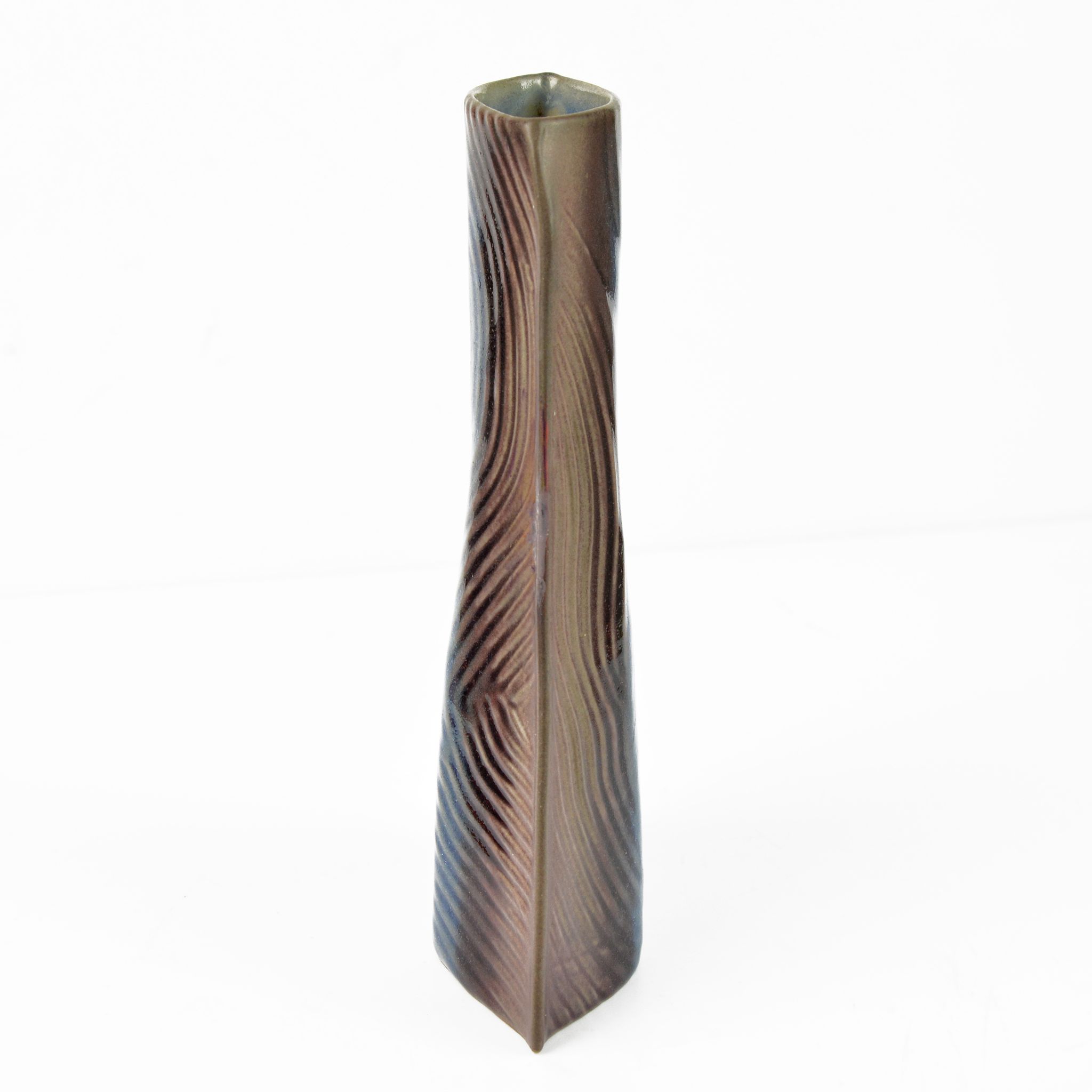 Vase en céramique moderne organique conçu par Johann Van Loon Rosenthal studio-line, Allemagne