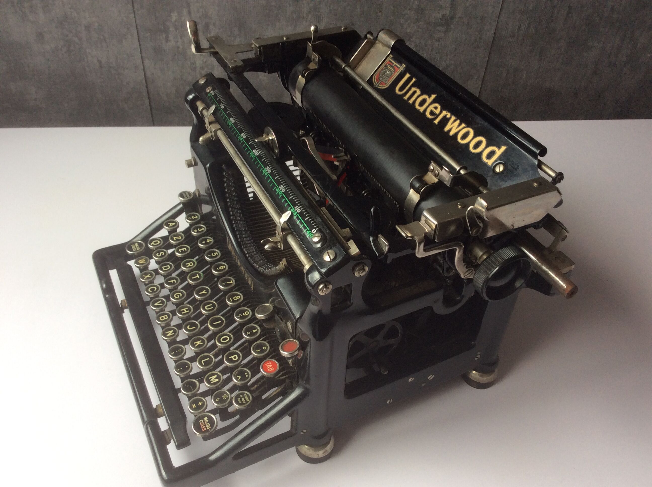 Old Underwood typewriter