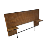 Metal and wicker headhead 50s