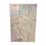 Old Germany map 49x32cm edition Blondel 1943
