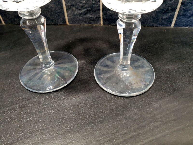 Cristal de Saint Louis, series of 2 white wine glasses Camargue model