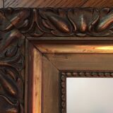 Miroir en bois doré  58x51cm