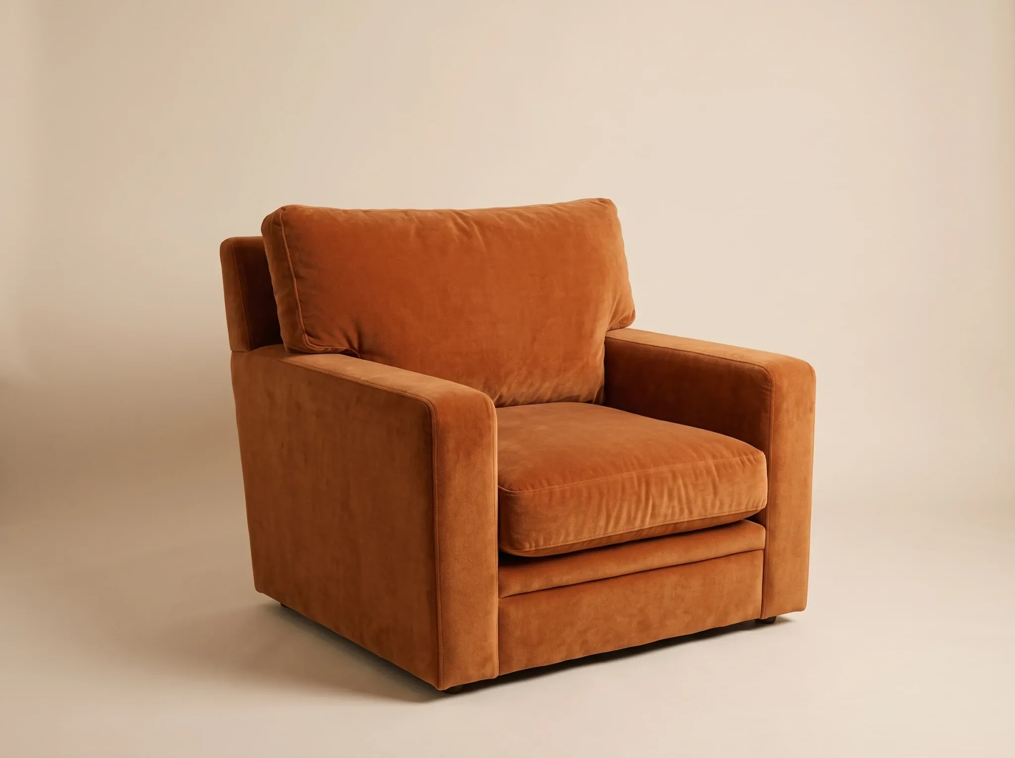 Fauteuil club contemporain - Refait à neuf