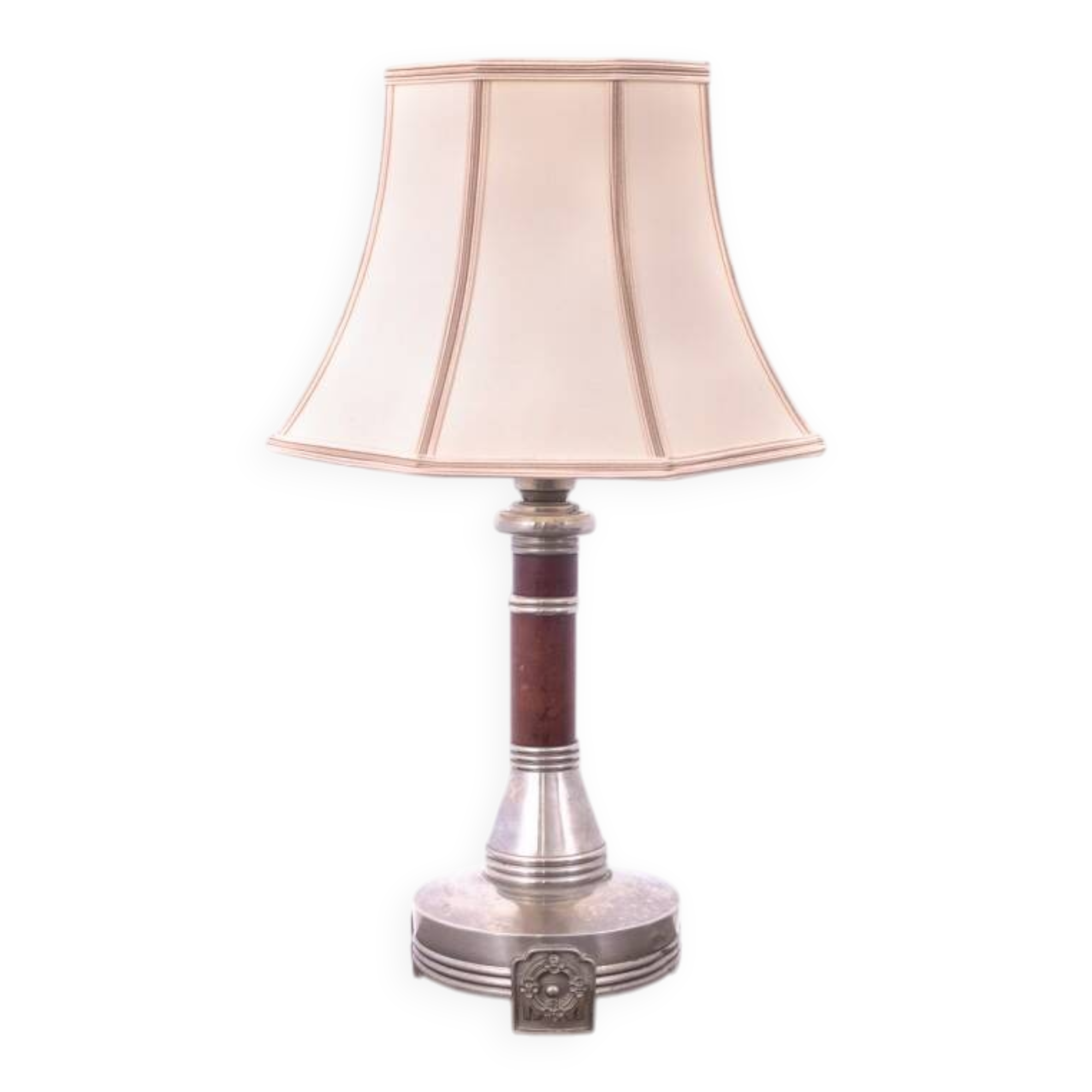 Table lamp with lampshade, Western Europe, 1950s.