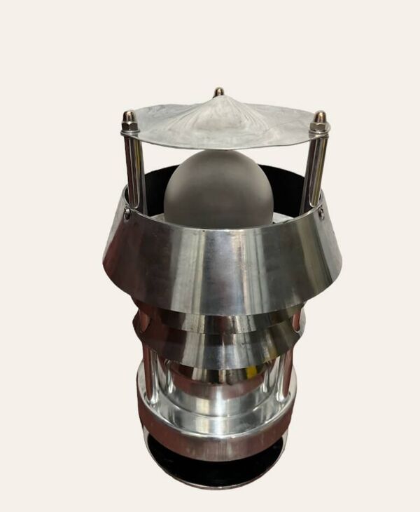Lampe industrielle chrome