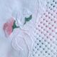 Embroidered round tablecloth