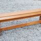 Solid elm bench from the 70s