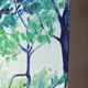 Modern colourful landscape tableau oil on canvas vintage village signed Gaulot
