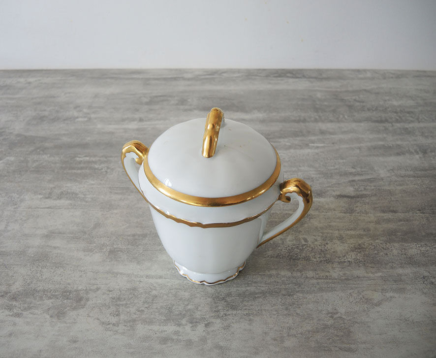 Old porcelain sugar maker of limoges jammet seignolles