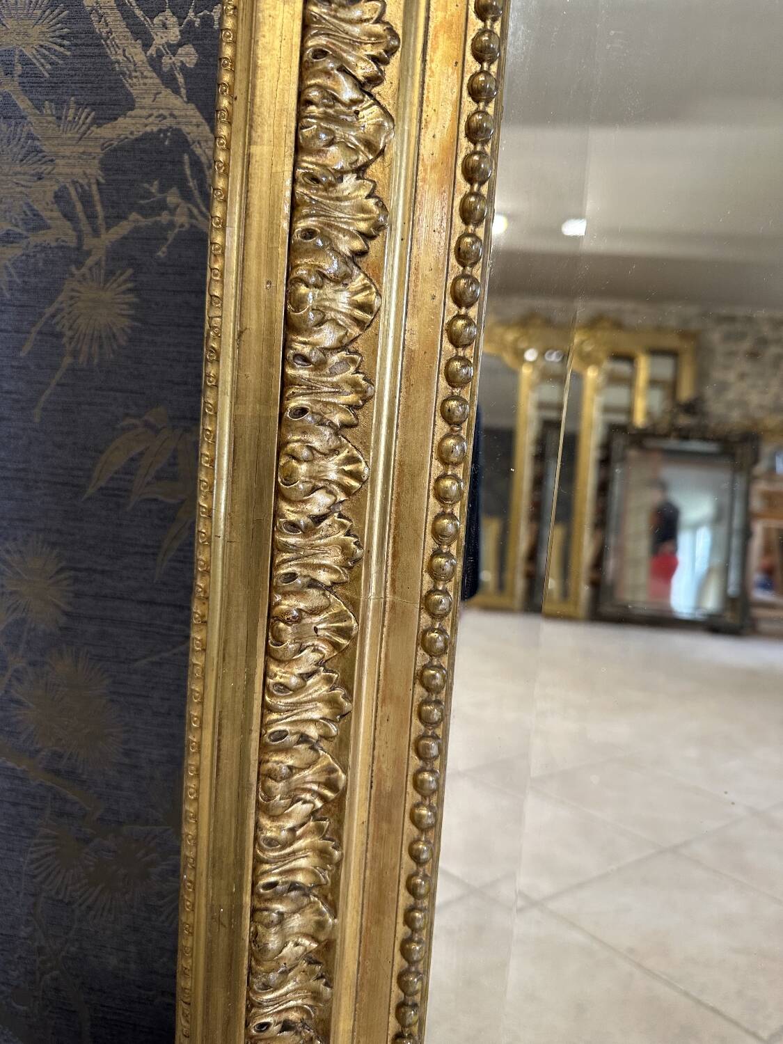 Miroir époque Napoléon III 149x107x112