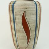 west german mid century VASE sawa keramik 50s sgraffito decor model 300/30