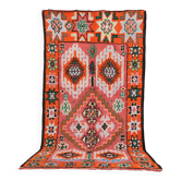 Colorful Vintage Moroccan Rug 150 x 305 cm, Berber Wool Rug, Bohemian Rug