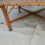 Rattan coffee table