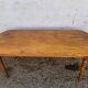 Old bistro table in solid wood - Dimensions 200 x 86 cm
