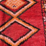 Red Boujad Moroccan rug - 224 x 113 cm