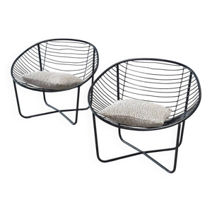 Ensemble de deux chaises - 1950