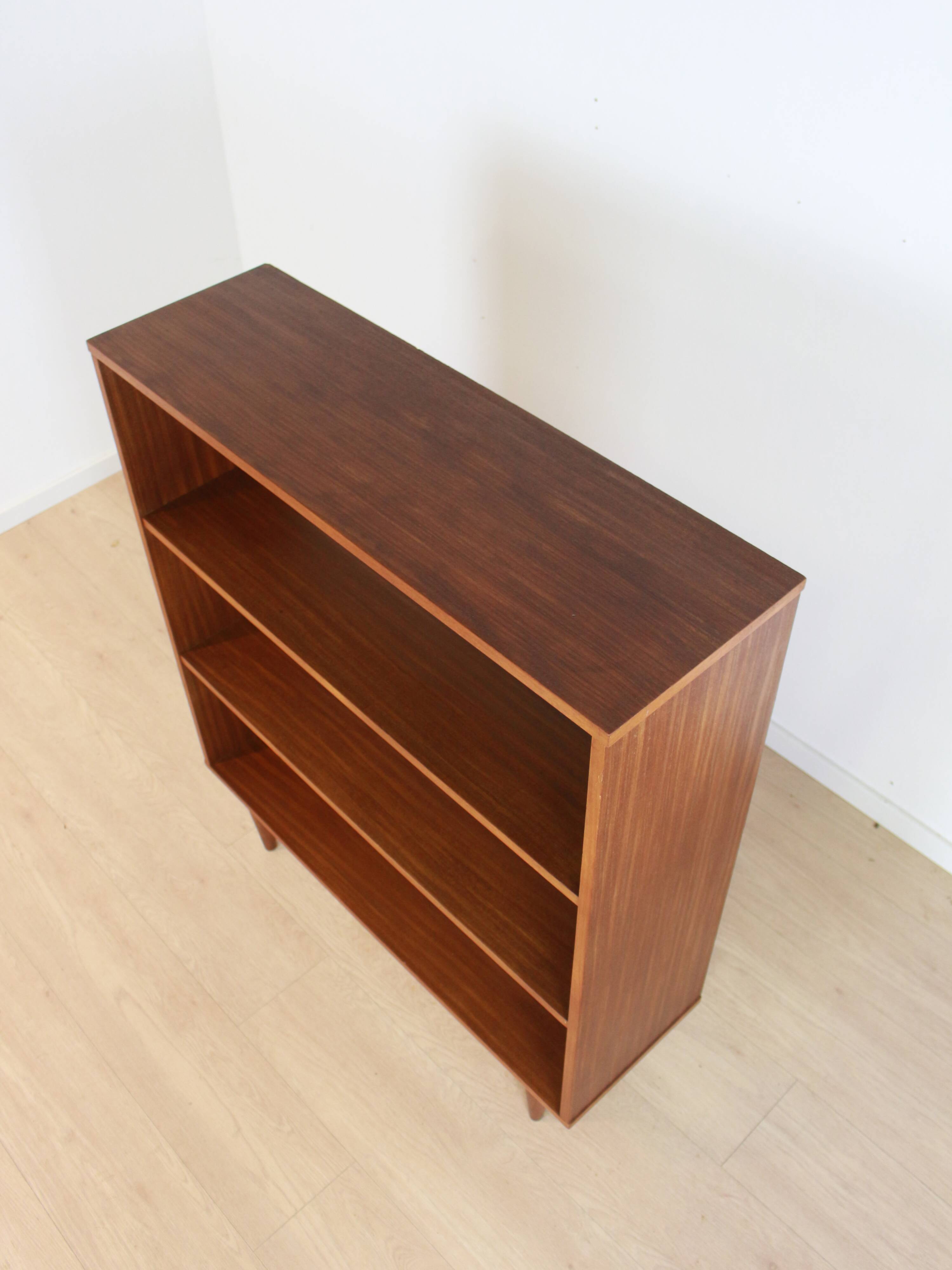 Vintage teak small bookcase