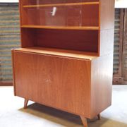 High buffet Biblitheque compass feet U 450 by Jiri Jiroutek for Interier Praha 1960