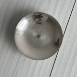 Shiny silver metal cup