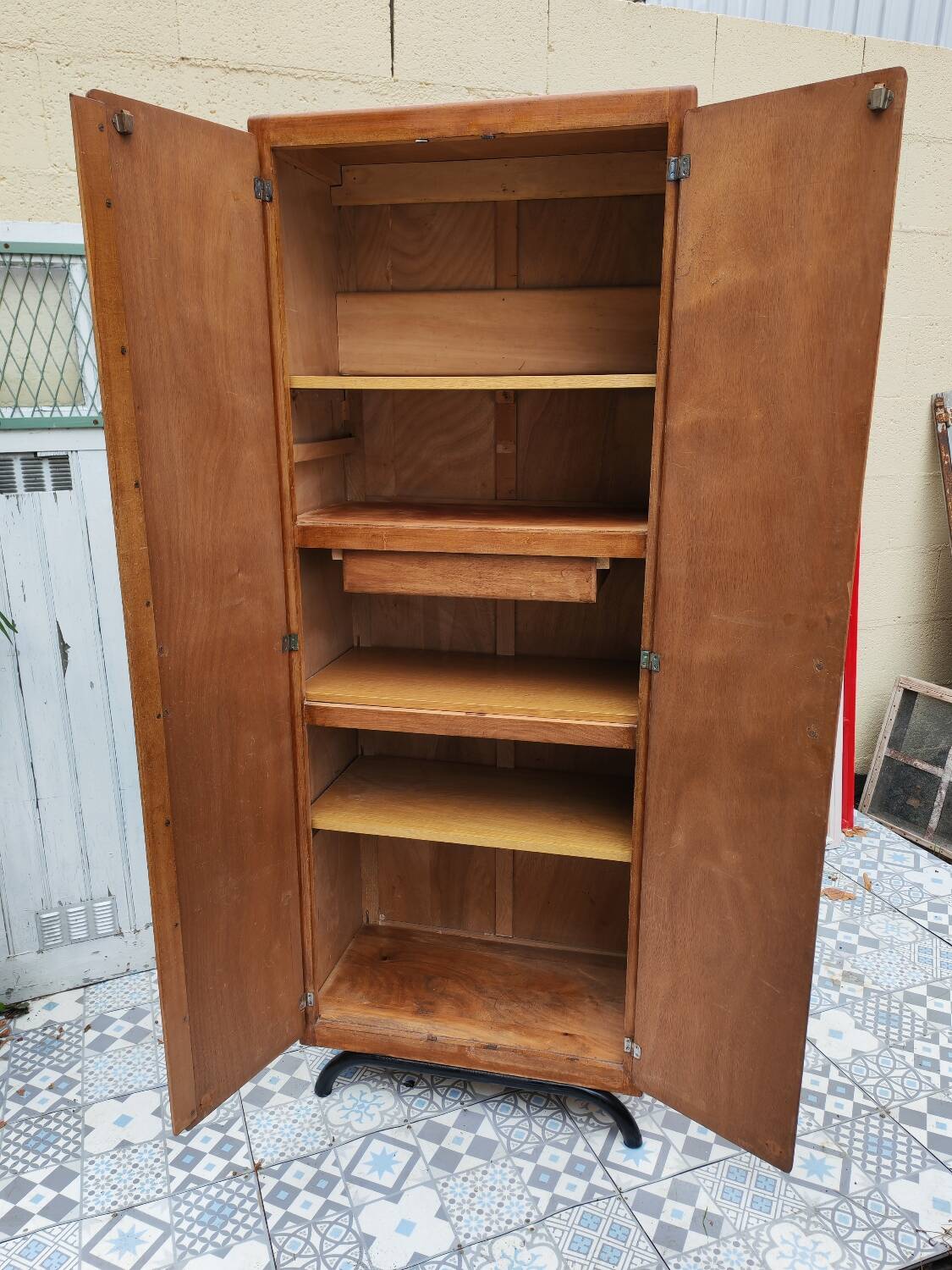 Old boarding school wardrobe - 1950s