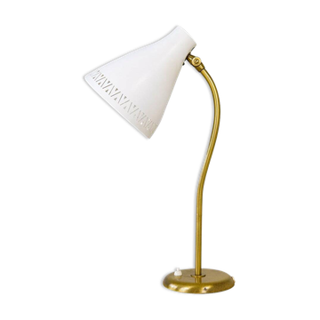 Lampe de table réglable rare moderne du milieu du siècle Böhlmarks, années 1940, Suède