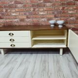 Low sideboard, 60s, after metamorphosis, cream color