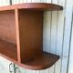 Vintage oak wall shelf