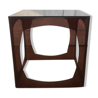 Cube en plexiglas space age 1970