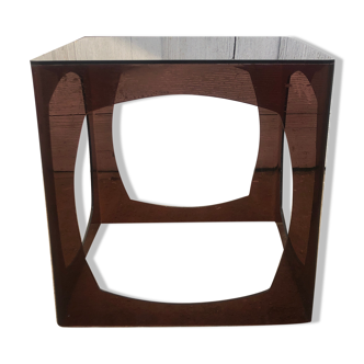 Plexiglas cube space age 1970