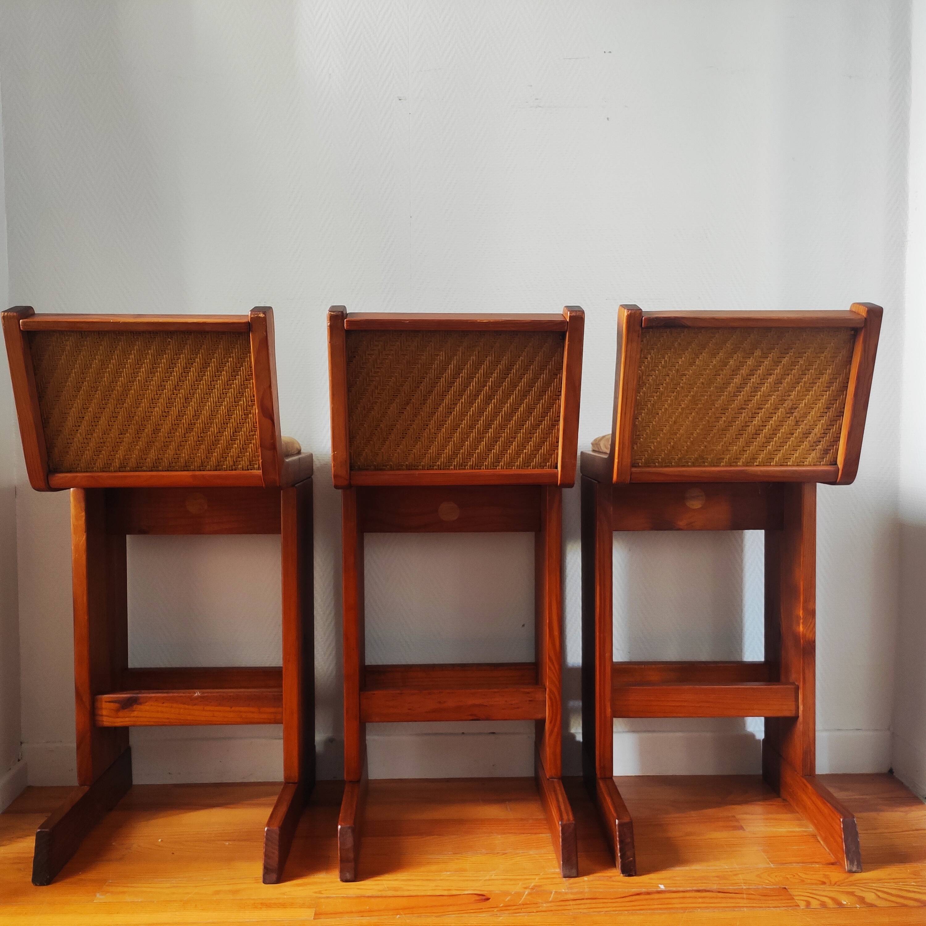 Vintage bar stools Scandinavian design