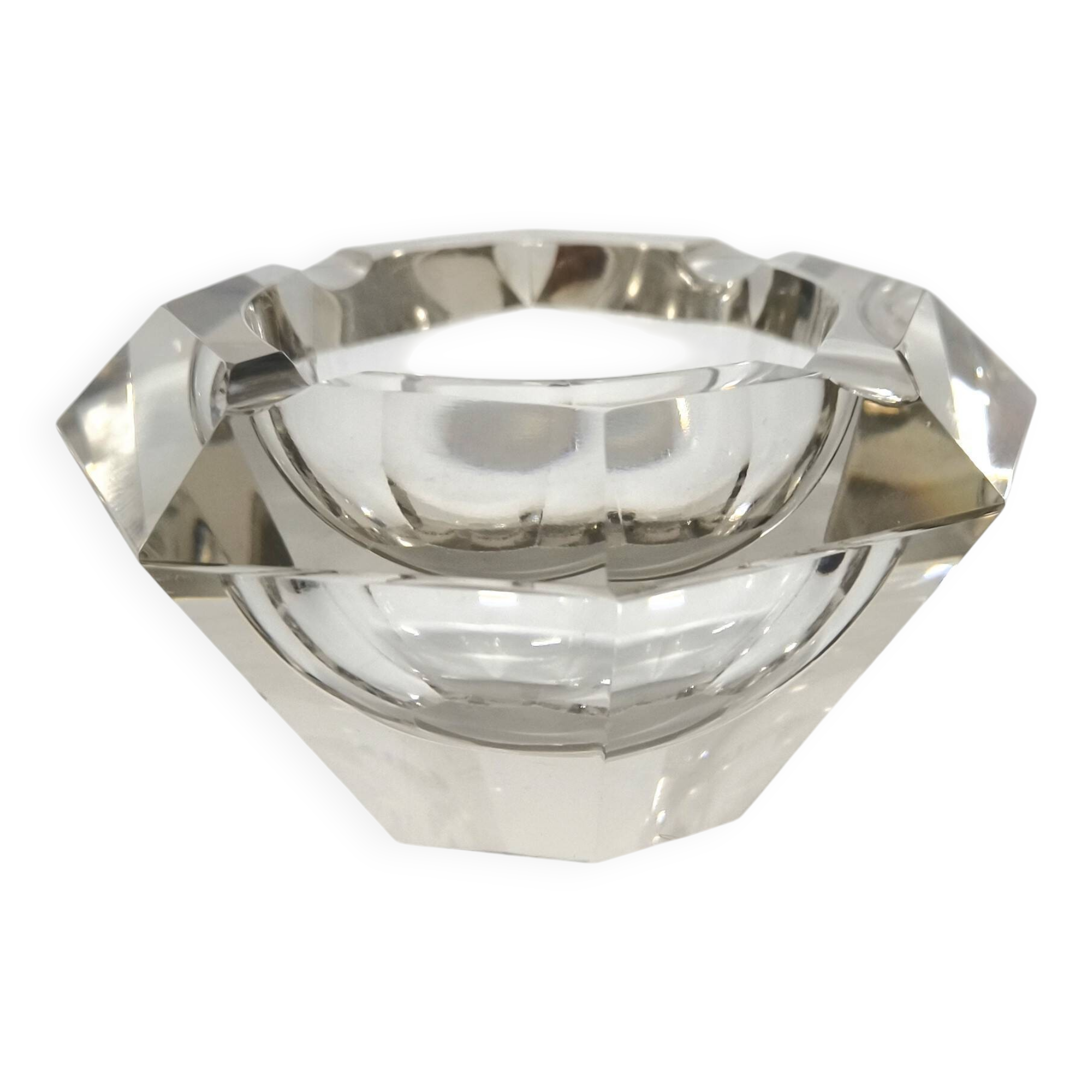 Cenicero Murano crystal Flavio Poli años 60