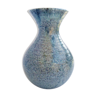 Blue vase of Accolay pottery